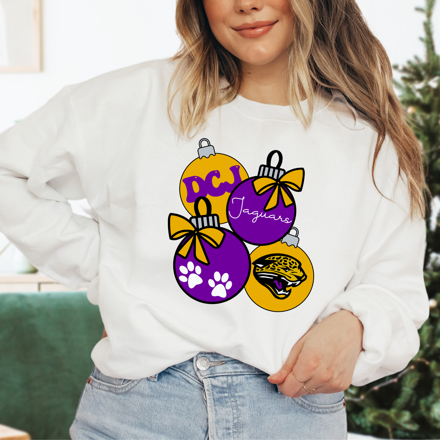 DeSoto Central Holiday Ornaments Pullover