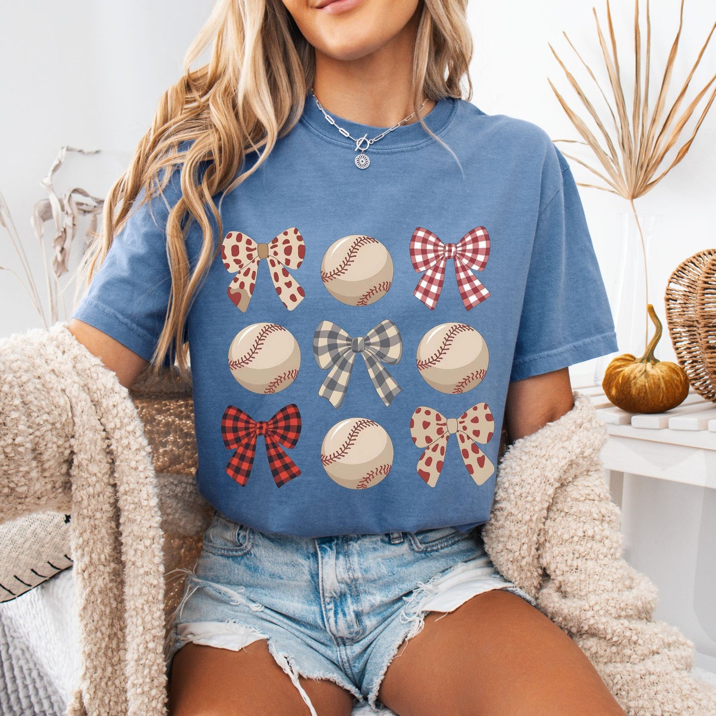 Baseball & Bows Tee