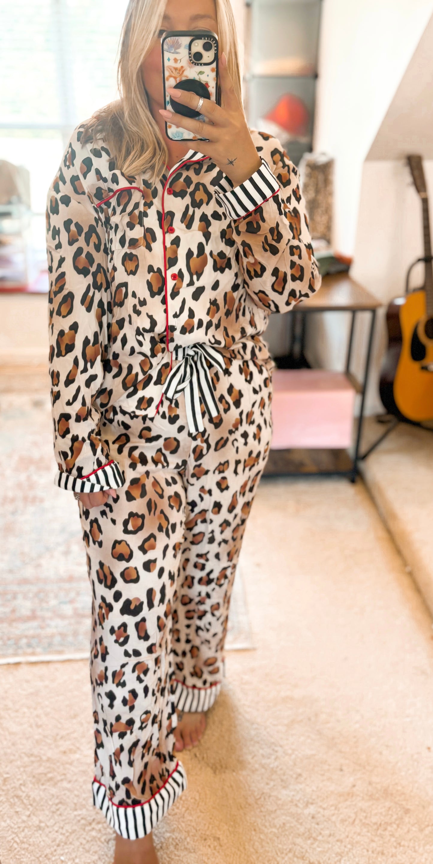 Leopard Striped Pjs
