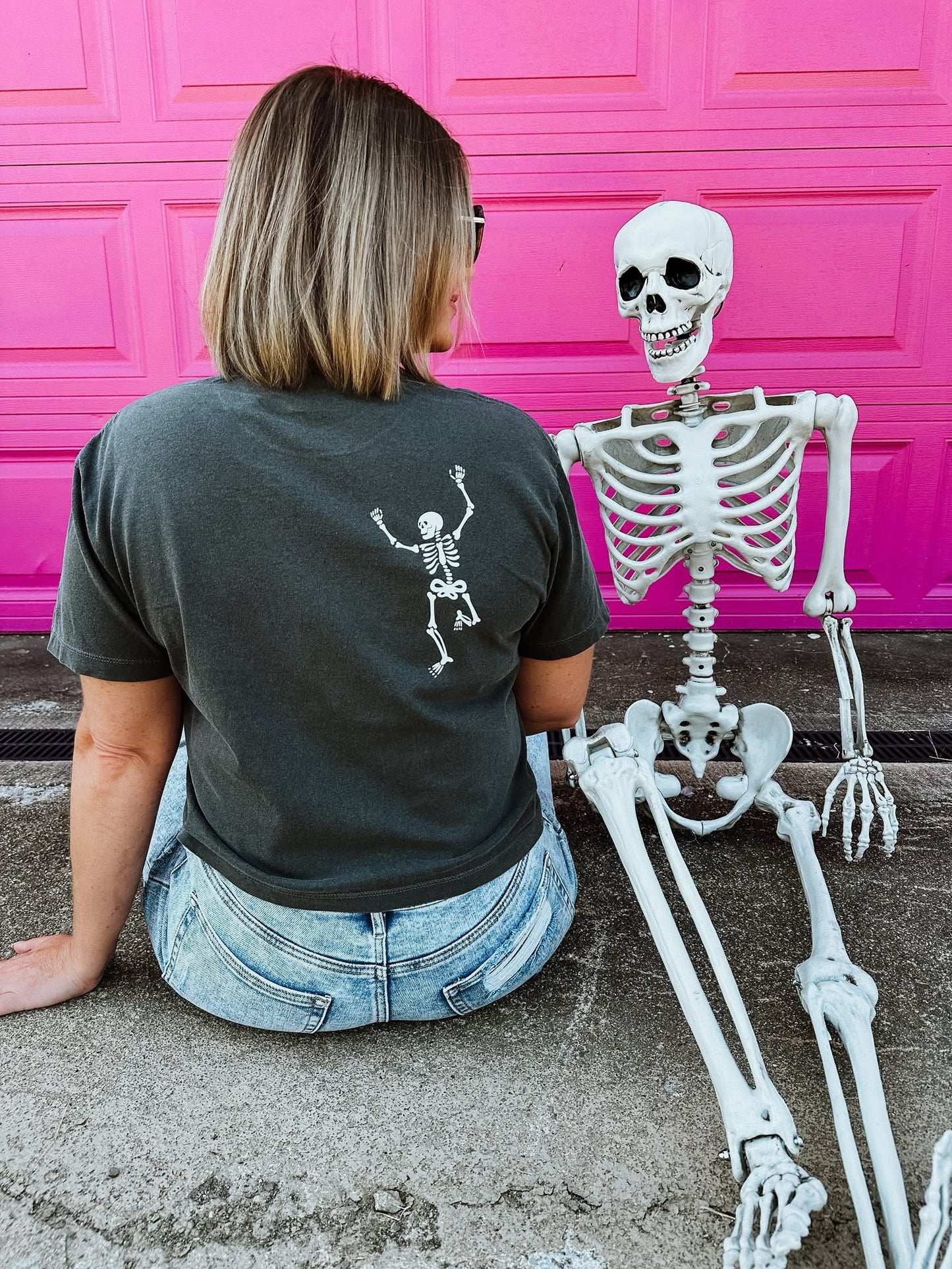 Skelly On Your Back Tee