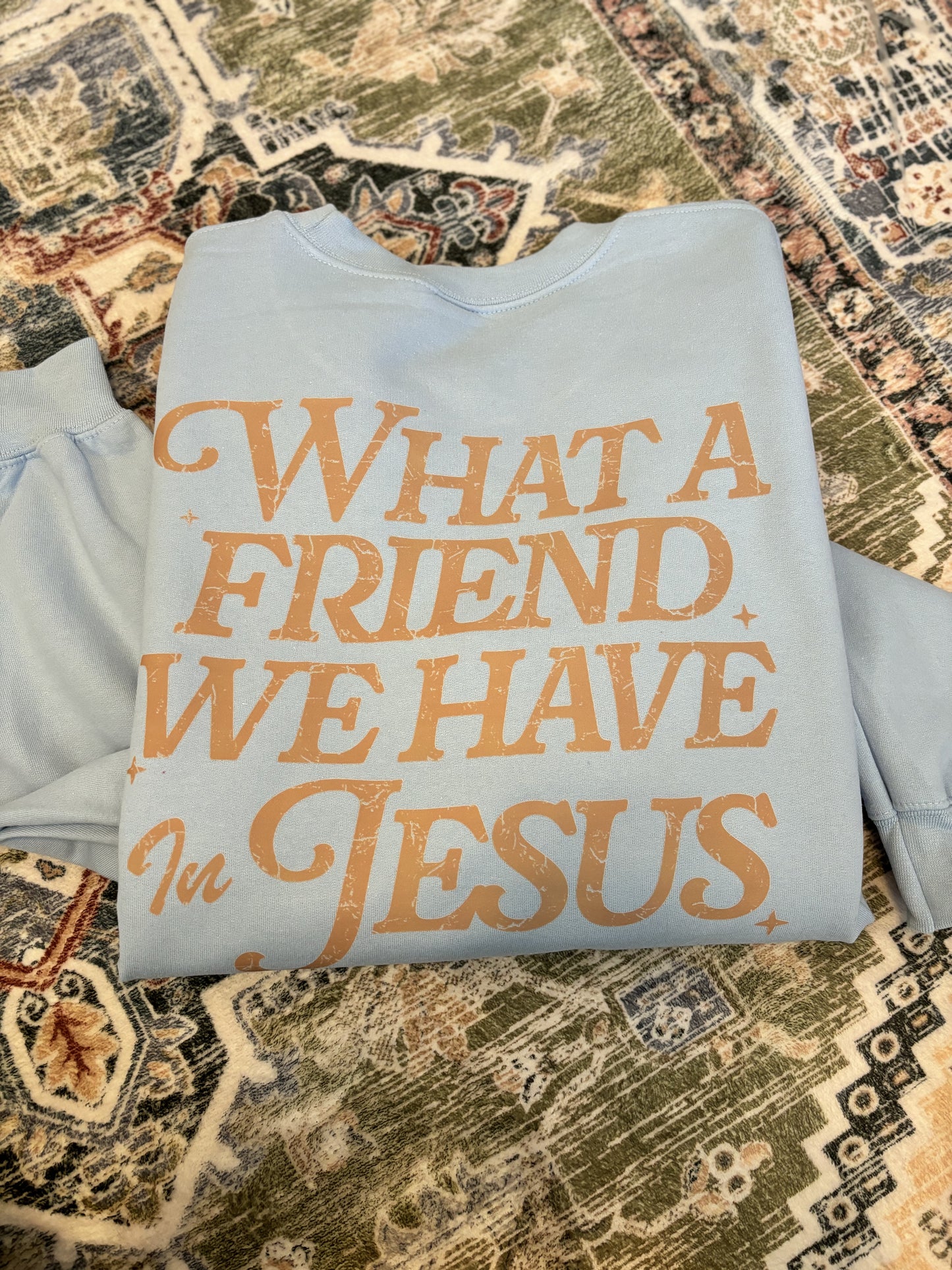 Pink & Blue Friend in Jesus Crew