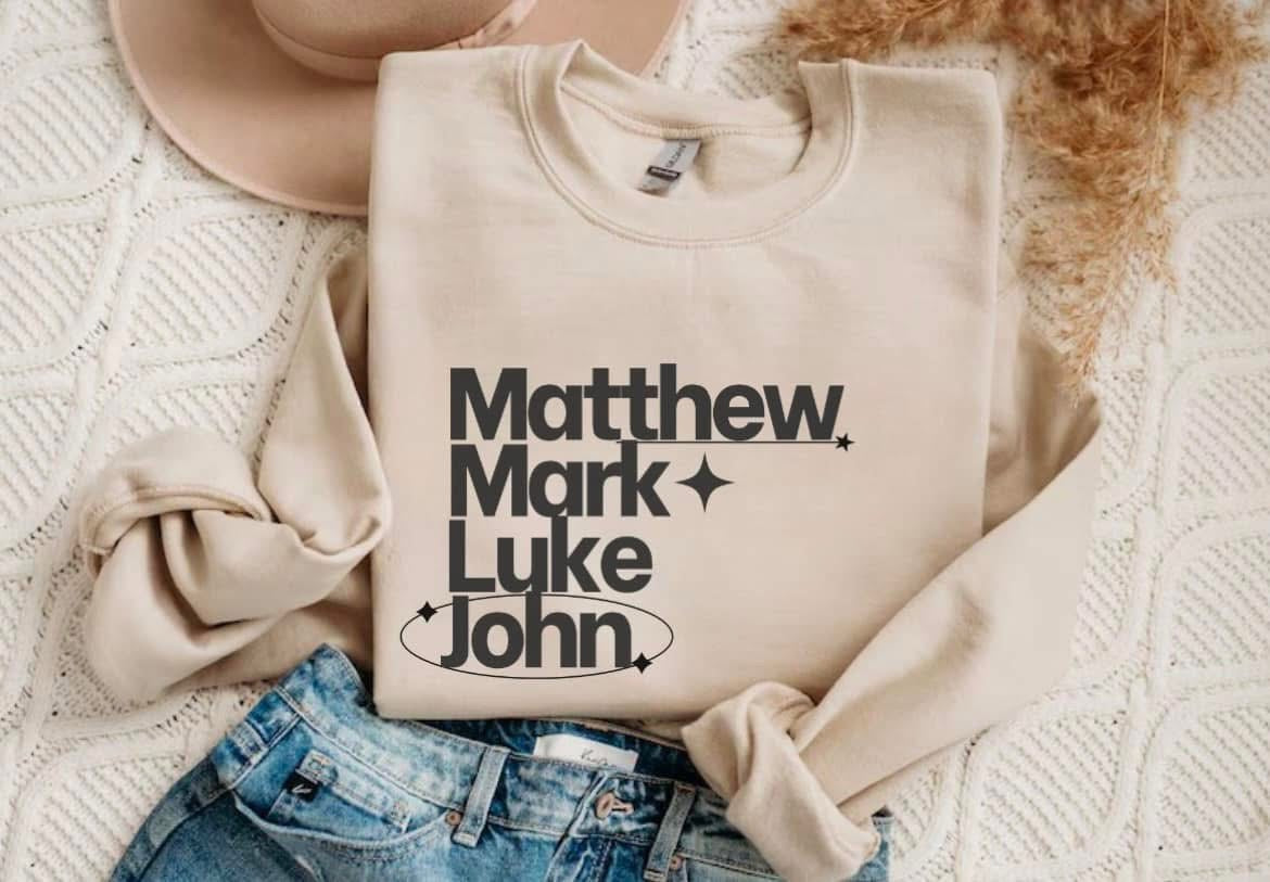 Matthew Mark Luke John Crew
