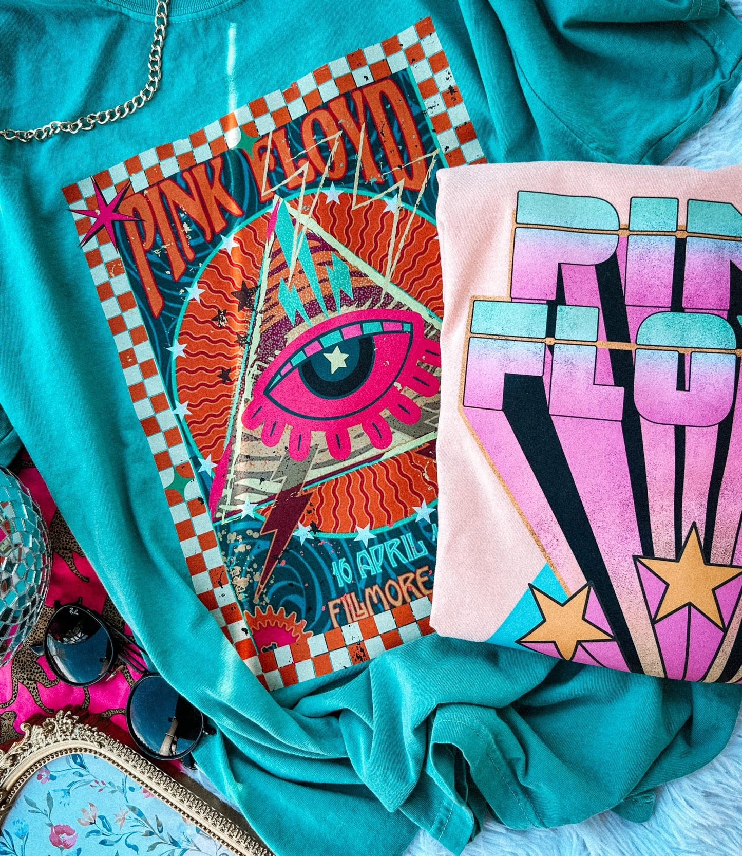 Pink Floyd Seafoam Band Tee