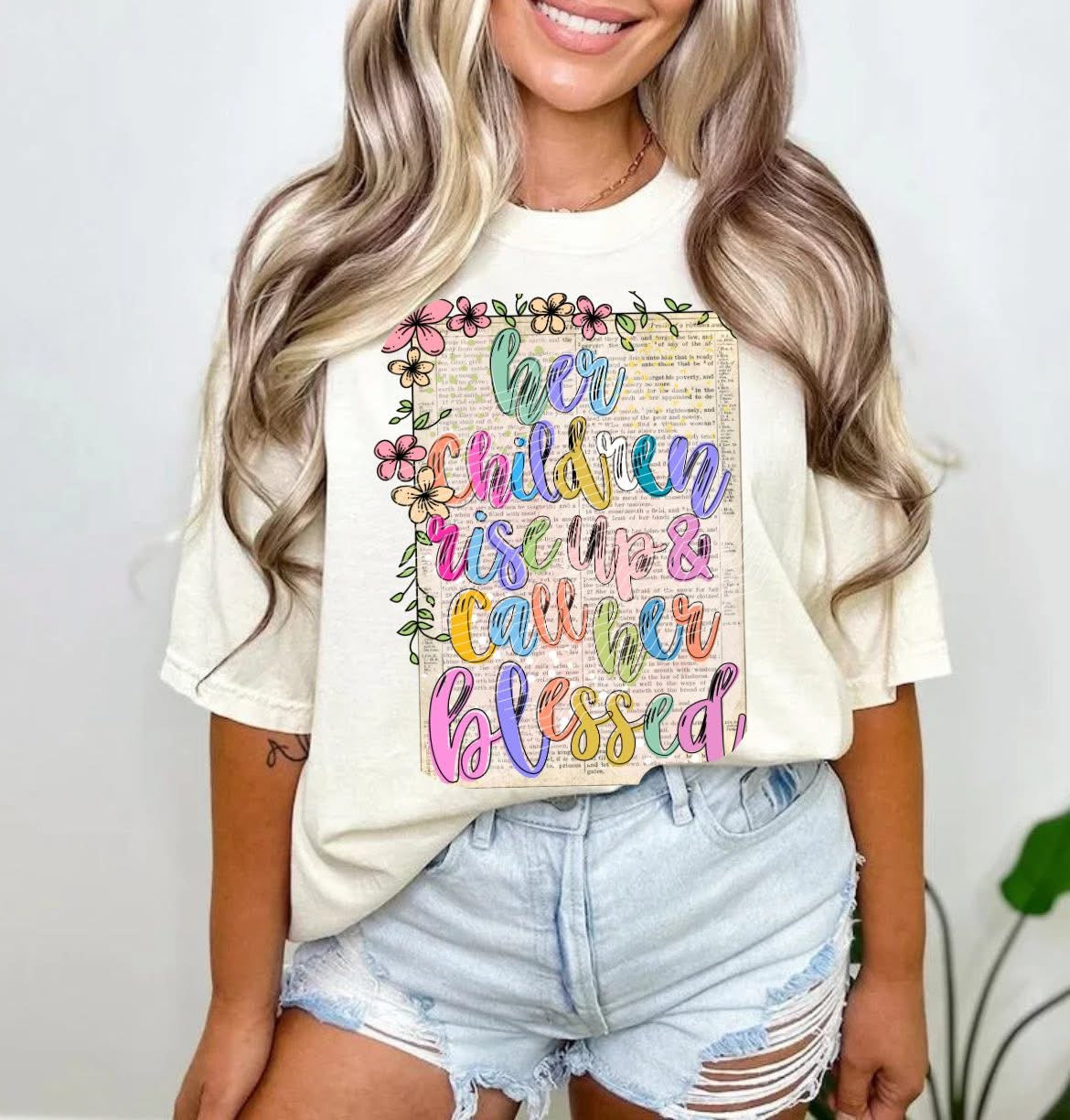 Her Children Call Her Blessed Tee