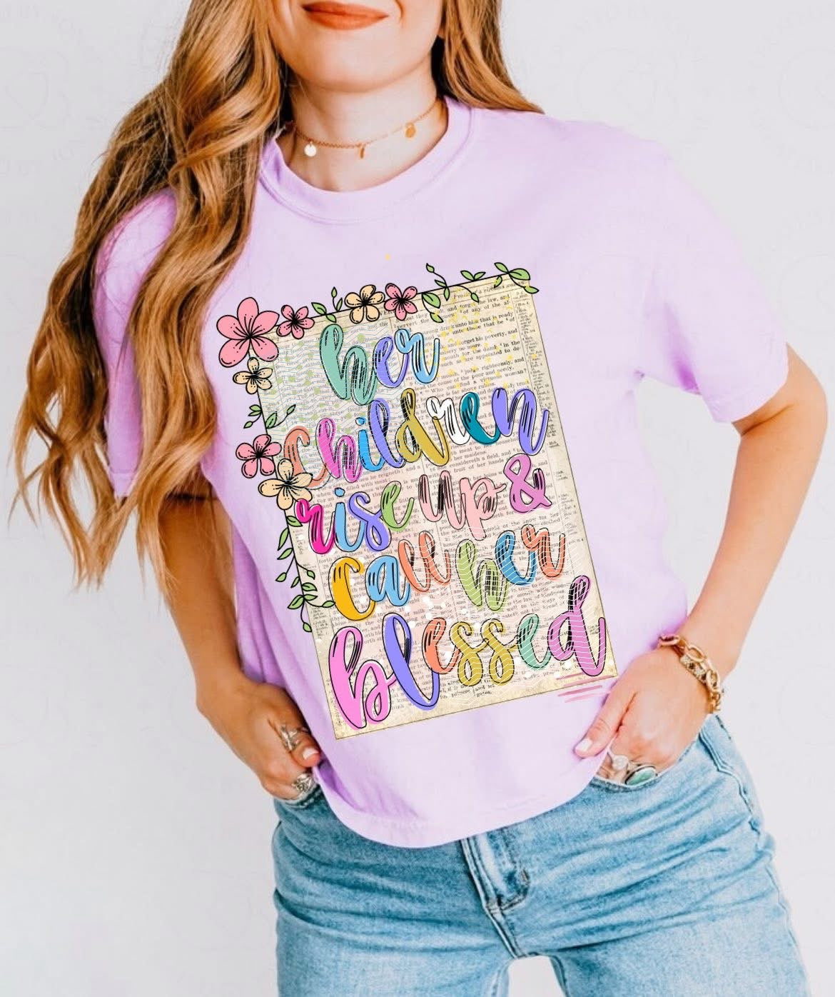 Her Children Call Her Blessed Tee