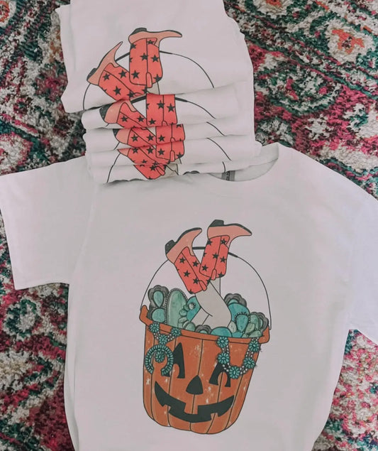 Turquoise Halloween Bucket