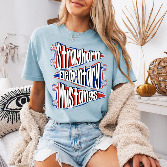 Strayhorn Elementary Mustangs Tee