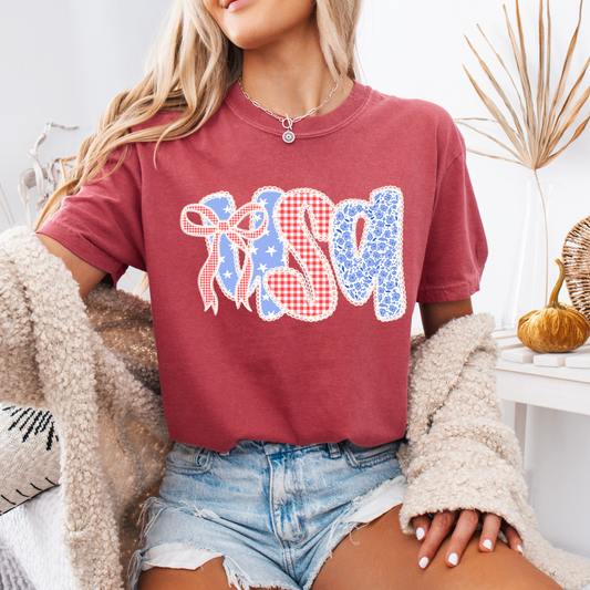 USA Lace Bow