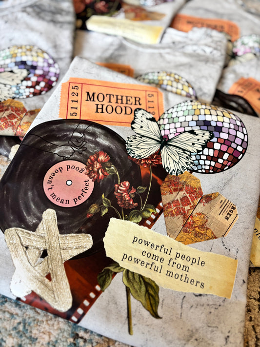 Motherhood Collage Tee
