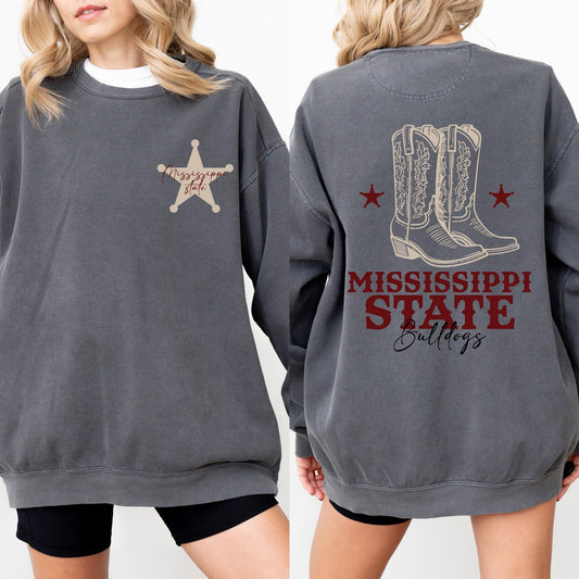 MS Boots Sweatshirt
