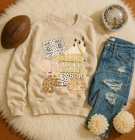 Jaguars Collage Pullover
