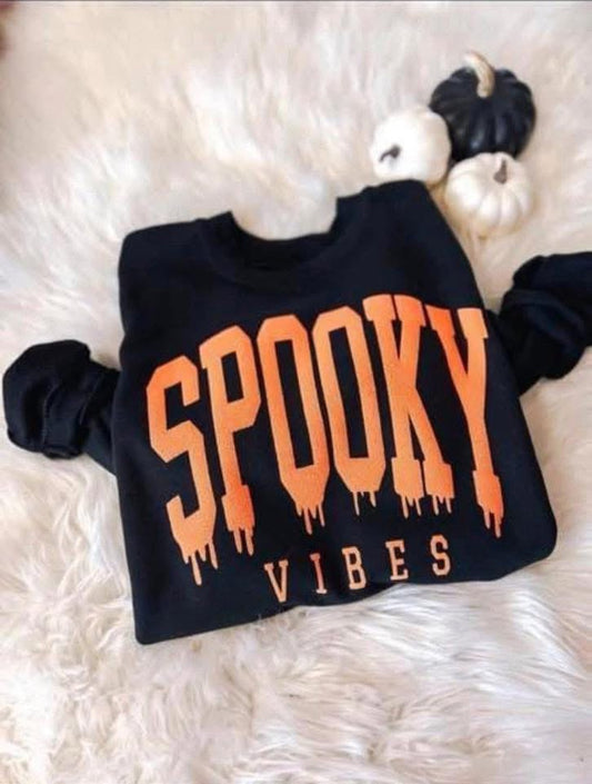 Spooky Vibes Puff Sweatshirt