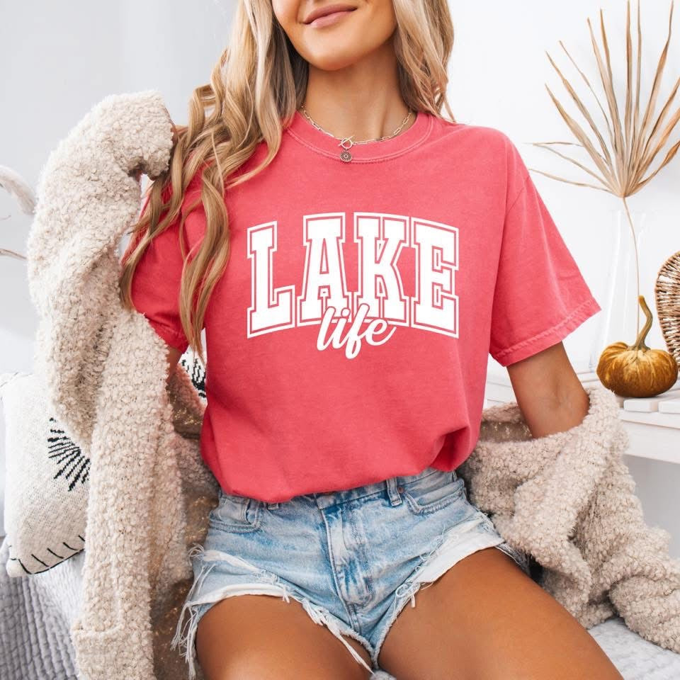Lake Life Watermelon Tee