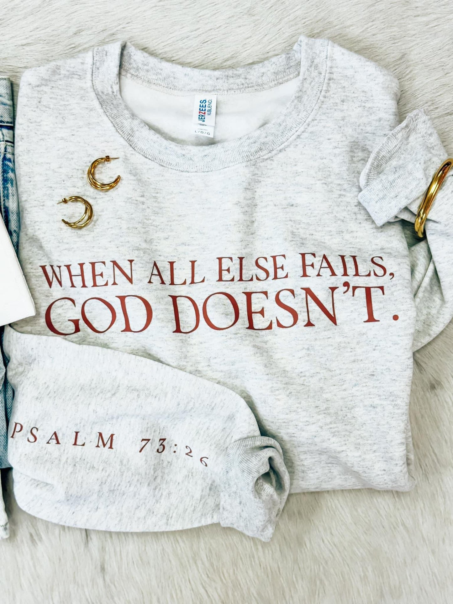 Psalm 73:26 Sweatshirt