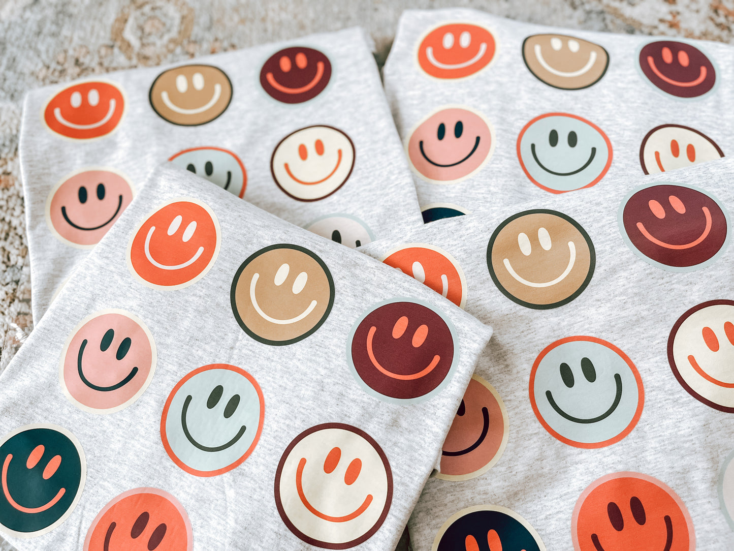 Smiley Grid Tee